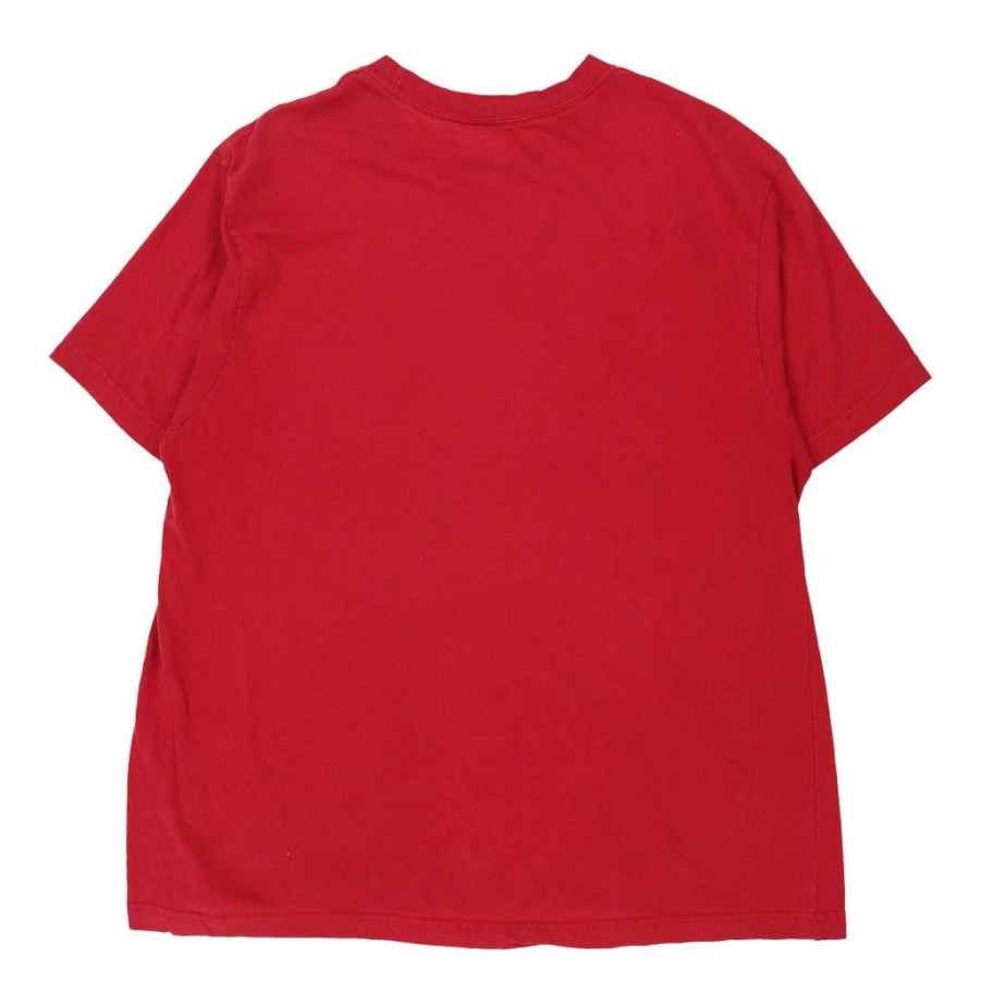 Vintage T-Shirts * | Vintage Dickies T-Shirt Xl Red Cotton