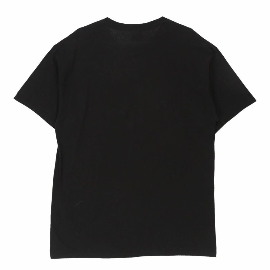 Vintage T-Shirts * | Vintage Hanes T-Shirt Large Black Cotton