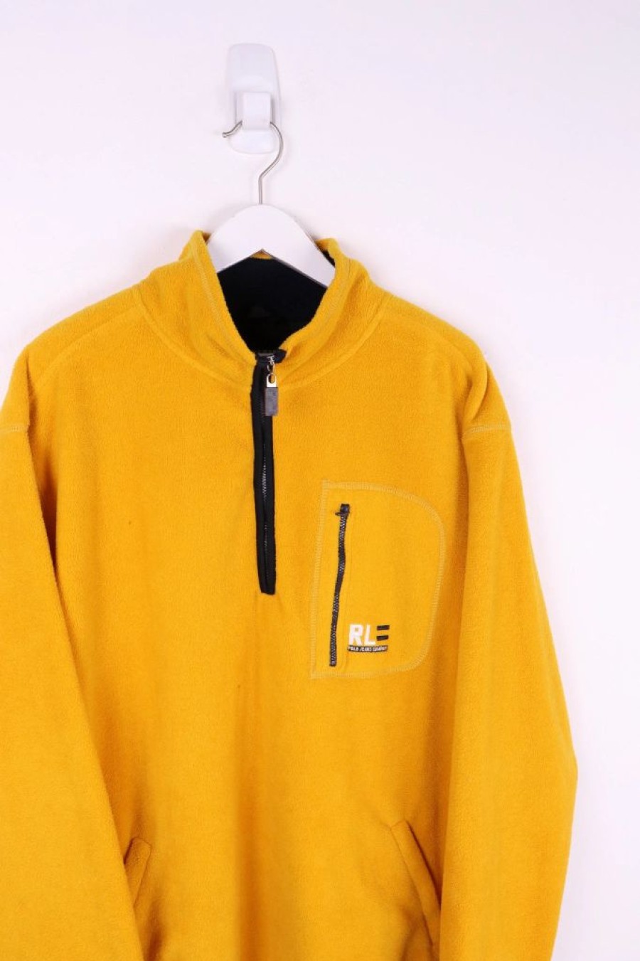 1/4 Zip Sweaters * | Restated Vintage Vintage Ralph Lauren Polo Jeans Co. 1/4 Zip Fleece Xl