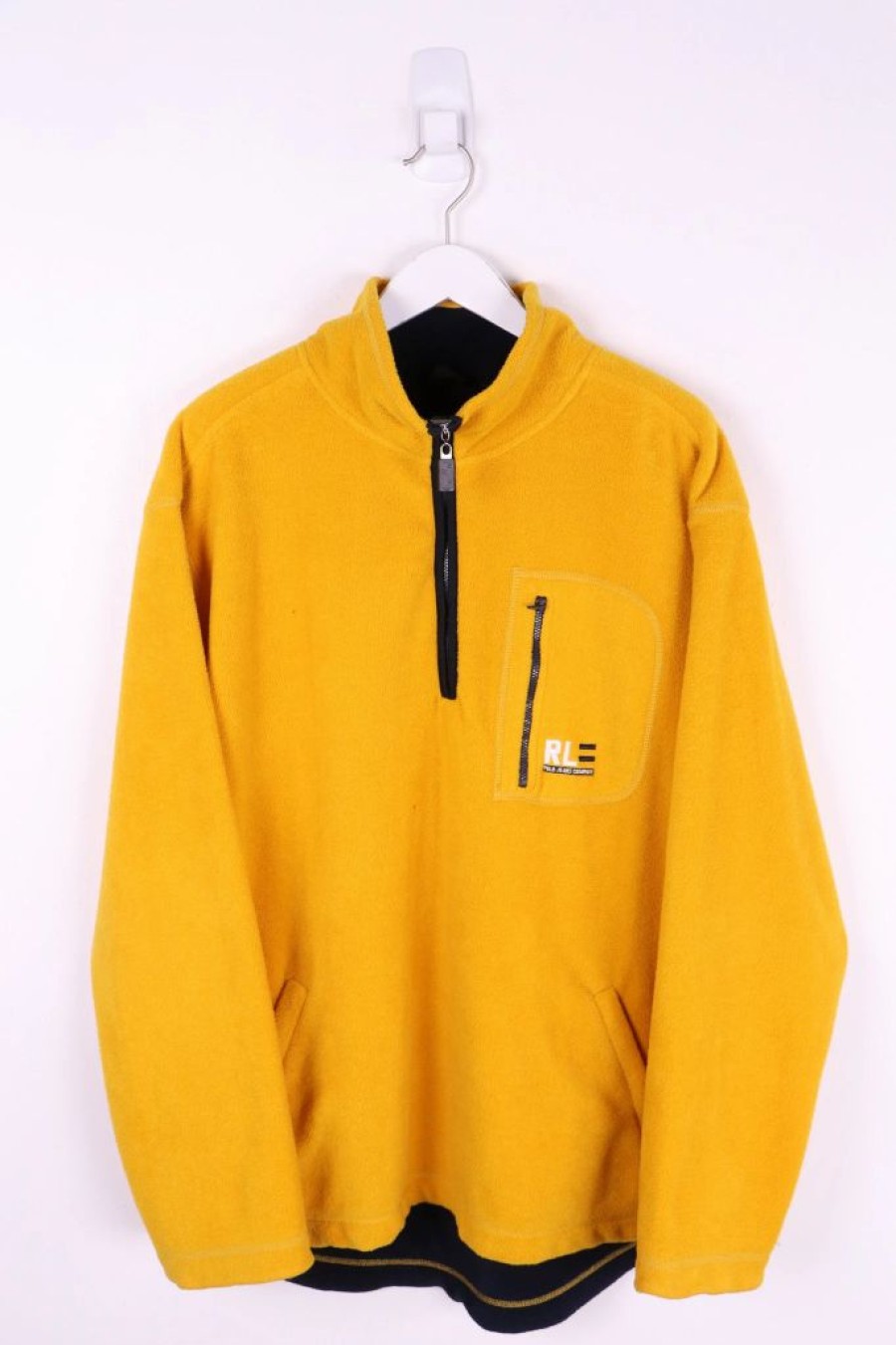 1/4 Zip Sweaters * | Restated Vintage Vintage Ralph Lauren Polo Jeans Co. 1/4 Zip Fleece Xl