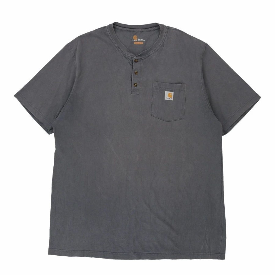 Vintage T-Shirts * | Vintage Carhartt T-Shirt Xl Grey Cotton