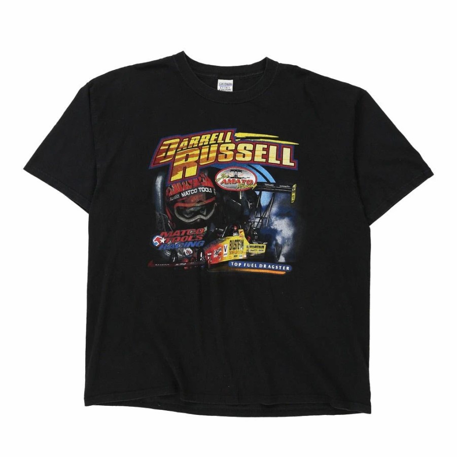 Vintage T-Shirts * | Vintage Darrell Russell Gildan T-Shirt 2Xl Black Cotton