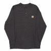 Vintage T-Shirts * | Vintage Carhartt Long Sleeve T-Shirt Small Black Cotton