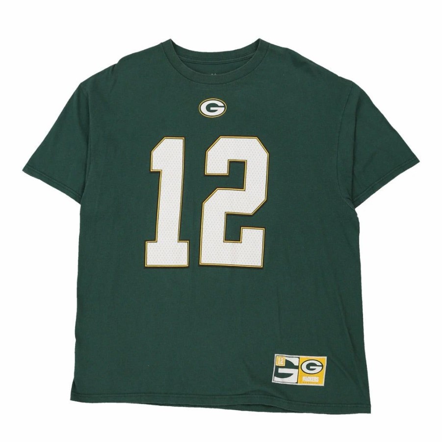 Vintage T-Shirts * | Vintage Green Bay Packers Majestic T-Shirt Xl Green Cotton