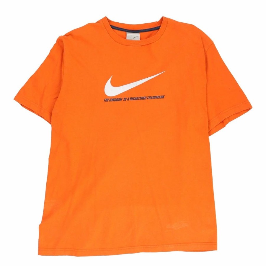 Vintage T-Shirts * | Vintage Nike T-Shirt Xl Orange Cotton