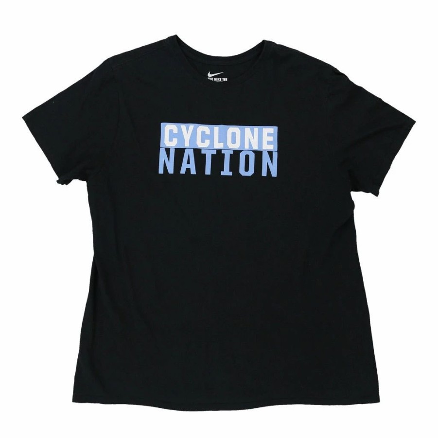 Vintage T-Shirts * | Vintage Nike T-Shirt Xl Black Cotton