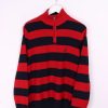 1/4 Zip Sweaters * | Restated Vintage Vintage Nautica 1/4 Zip Sweater Medium