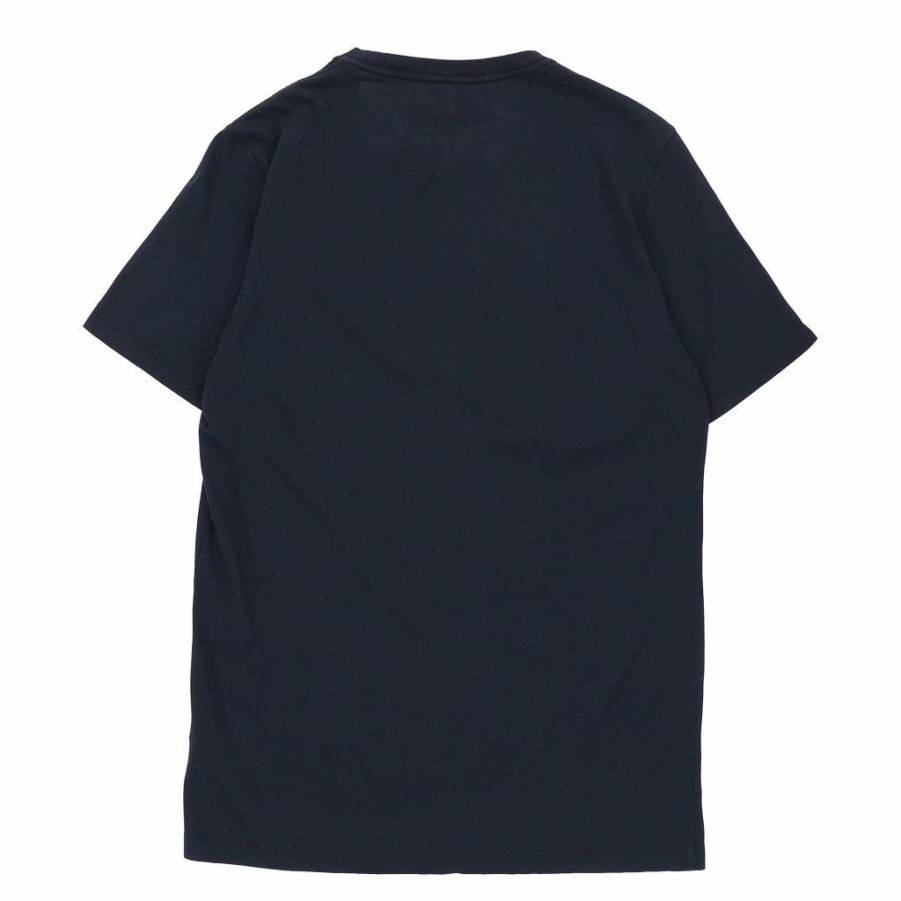 Vintage T-Shirts * | Vintage Napapijri T-Shirt Small Navy Cotton