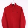 1/4 Zip Sweaters * | Restated Vintage Vintage Ralph Lauren 1/4 Zip Sweater Small