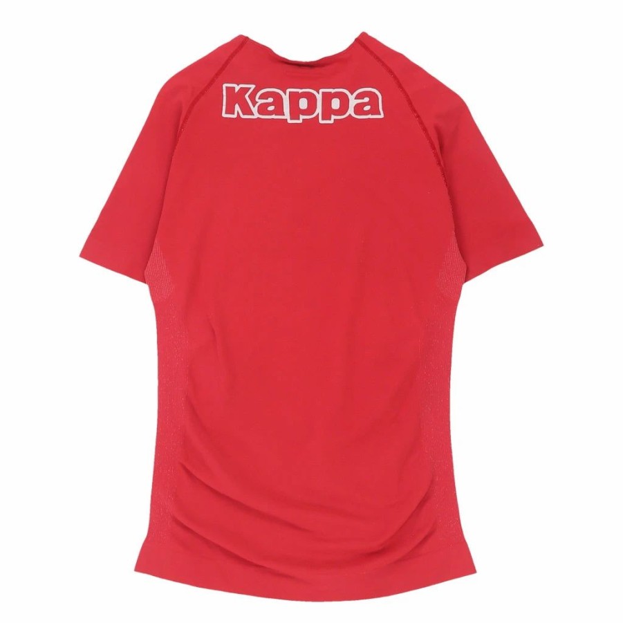 Vintage T-Shirts * | Vintage Kappa T-Shirt 4Xl Red Polyester