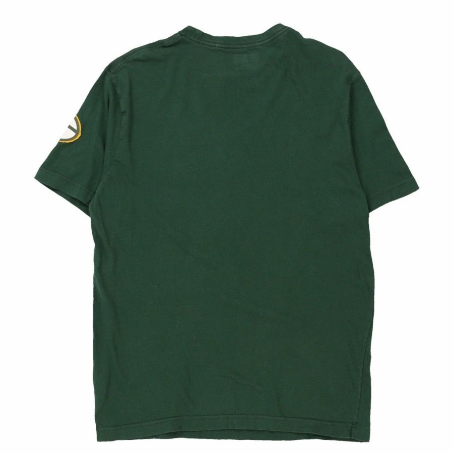 Vintage T-Shirts * | Vintage Green Bay Packers Nfl T-Shirt Medium Green Cotton