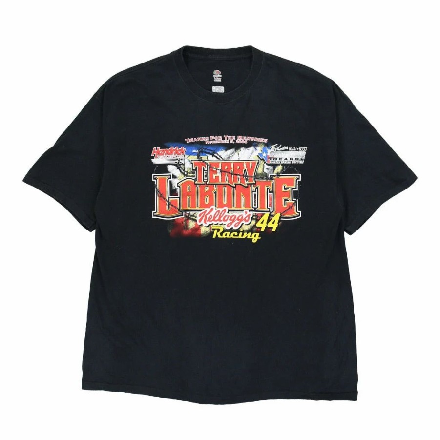 Vintage T-Shirts * | Vintage Terry Labonte #44 2006 Fruit Of The Loom T-Shirt 2Xl Black Cotton