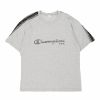 Vintage T-Shirts * | Vintage Champion T-Shirt Large Grey Cotton