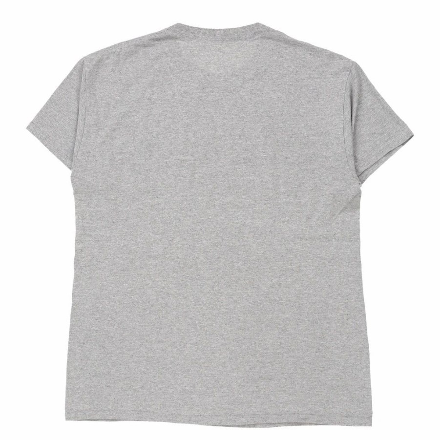 Vintage T-Shirts * | Vintage Navy Unbranded T-Shirt Small Grey Cotton