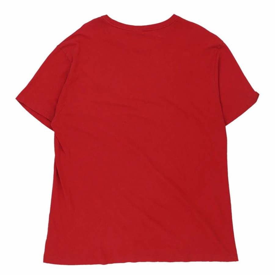 Vintage T-Shirts * | Vintage Ralph Lauren T-Shirt 2Xl Red Cotton