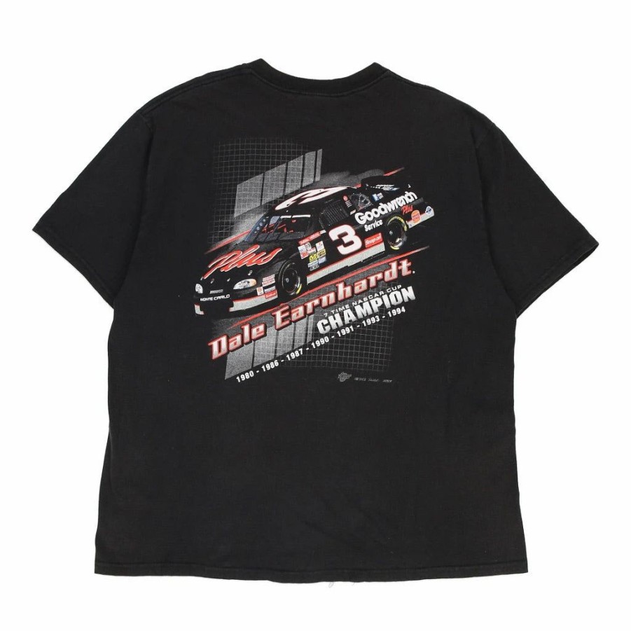 Vintage T-Shirts * | Vintage Dale Earnhardt Winners Circle T-Shirt Xl Black Cotton