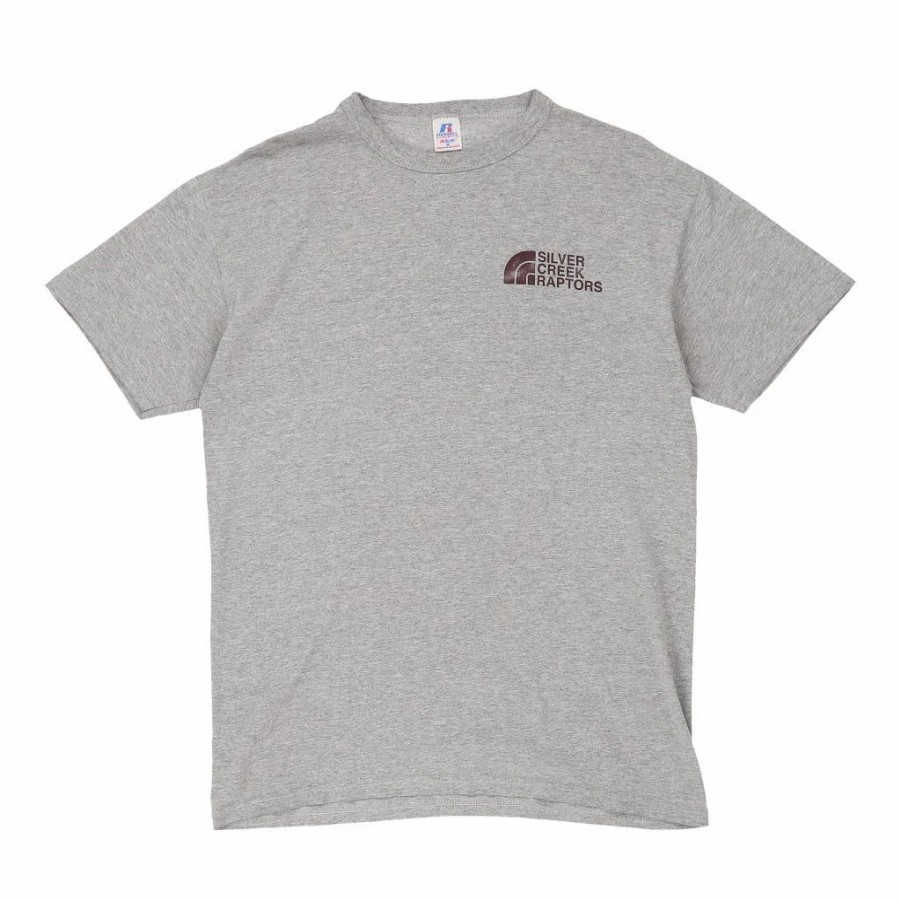 Vintage T-Shirts * | Vintage Russell Athletic T-Shirt Medium Grey Cotton Blend