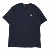 Vintage T-Shirts * | Vintage Carhartt T-Shirt Xl Blue Cotton