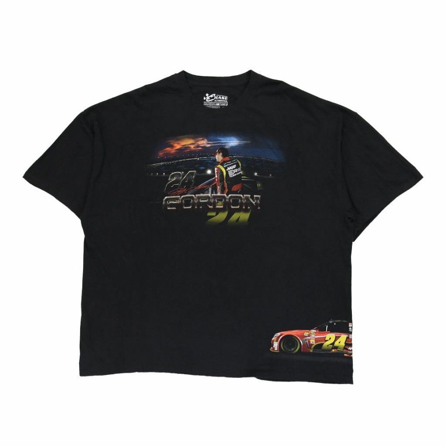 Vintage T-Shirts * | Pre-Loved Jeff Gordon #24 2013 Chase Authentics T-Shirt 3Xl Black Cotton