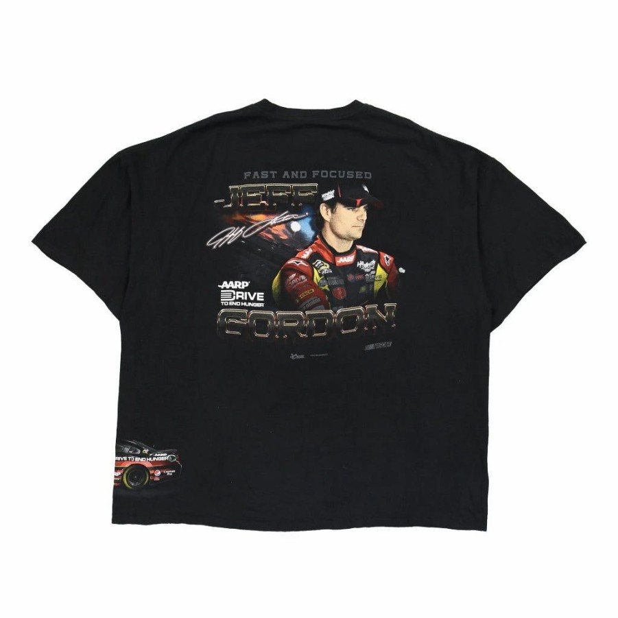 Vintage T-Shirts * | Pre-Loved Jeff Gordon #24 2013 Chase Authentics T-Shirt 3Xl Black Cotton