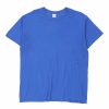 Vintage T-Shirts * | Vintage Gildan T-Shirt Large Blue Cotton