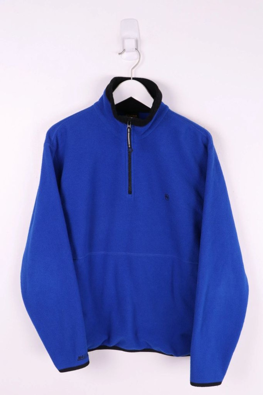 1/4 Zip Sweaters * | Restated Vintage Vintage Nautica 1/4 Zip Fleece Medium