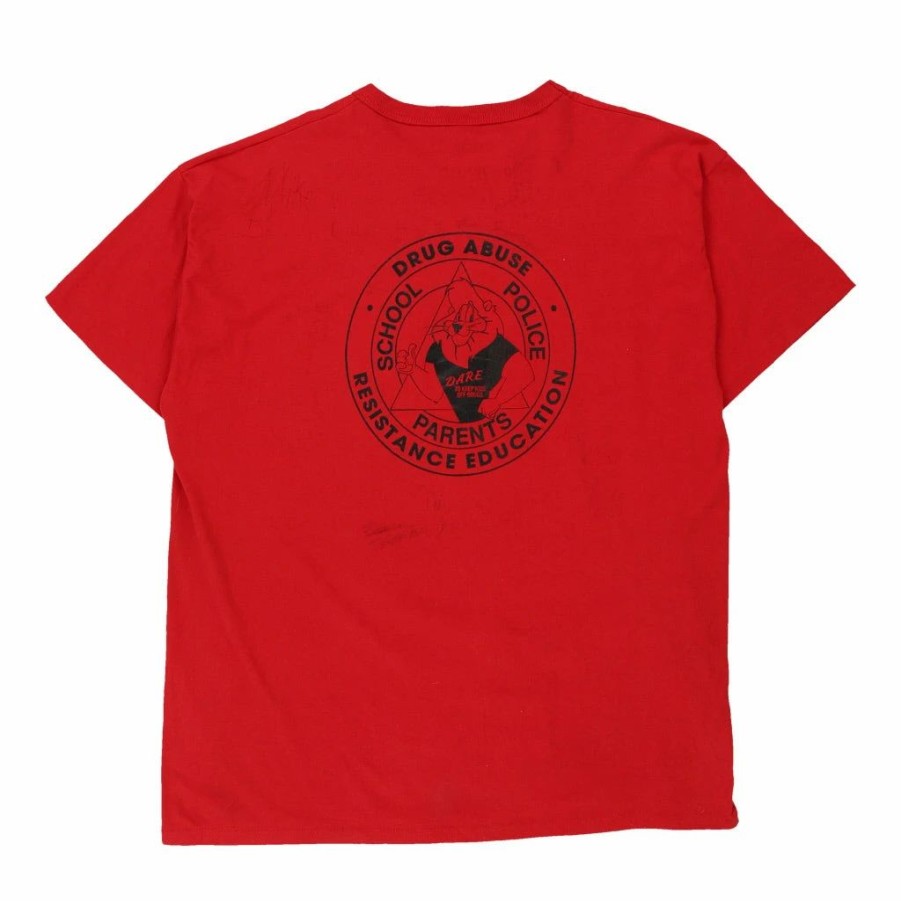 Vintage T-Shirts * | Vintage Dare Russell Athletic T-Shirt Xl Red Cotton