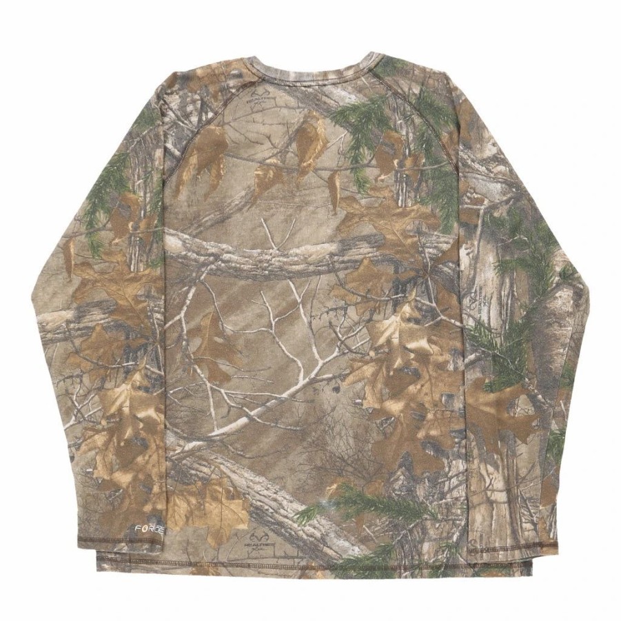 Vintage T-Shirts * | Vintage Carhartt Long Sleeve T-Shirt Medium Camo Cotton