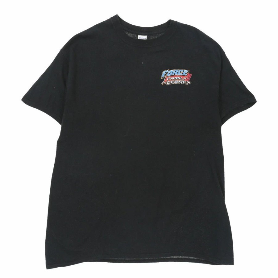 Vintage T-Shirts * | Vintage Nascar Gildan T-Shirt Large Black Cotton