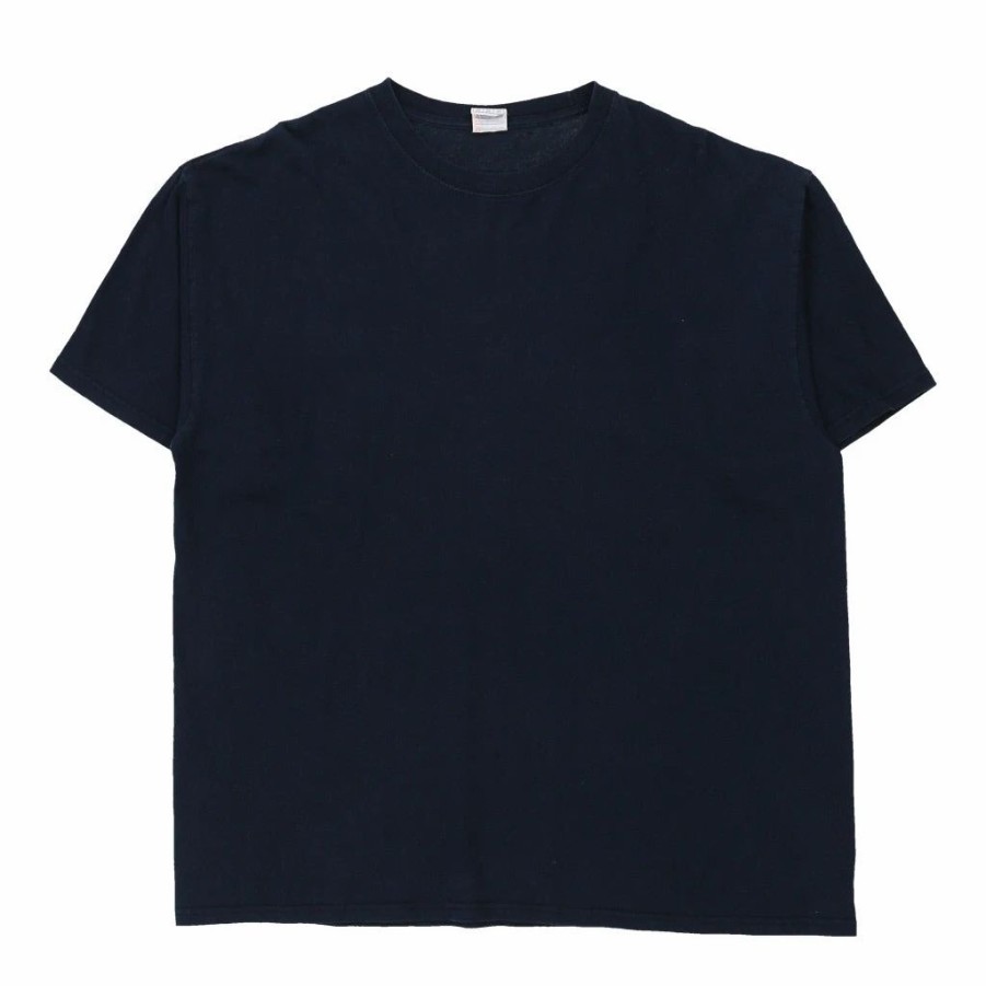 Vintage T-Shirts * | Vintage Yazbek T-Shirt 2Xl Navy Cotton