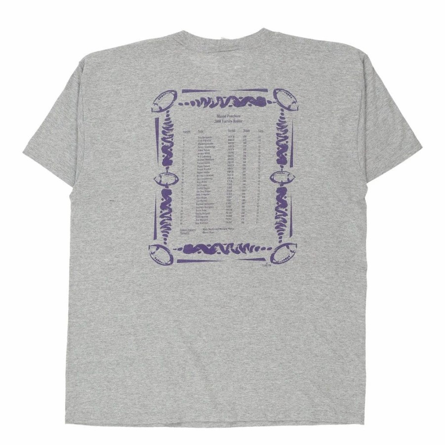 Vintage T-Shirts * | Vintage Mason Punchers Fruit Of The Loom T-Shirt Xl Grey Cotton