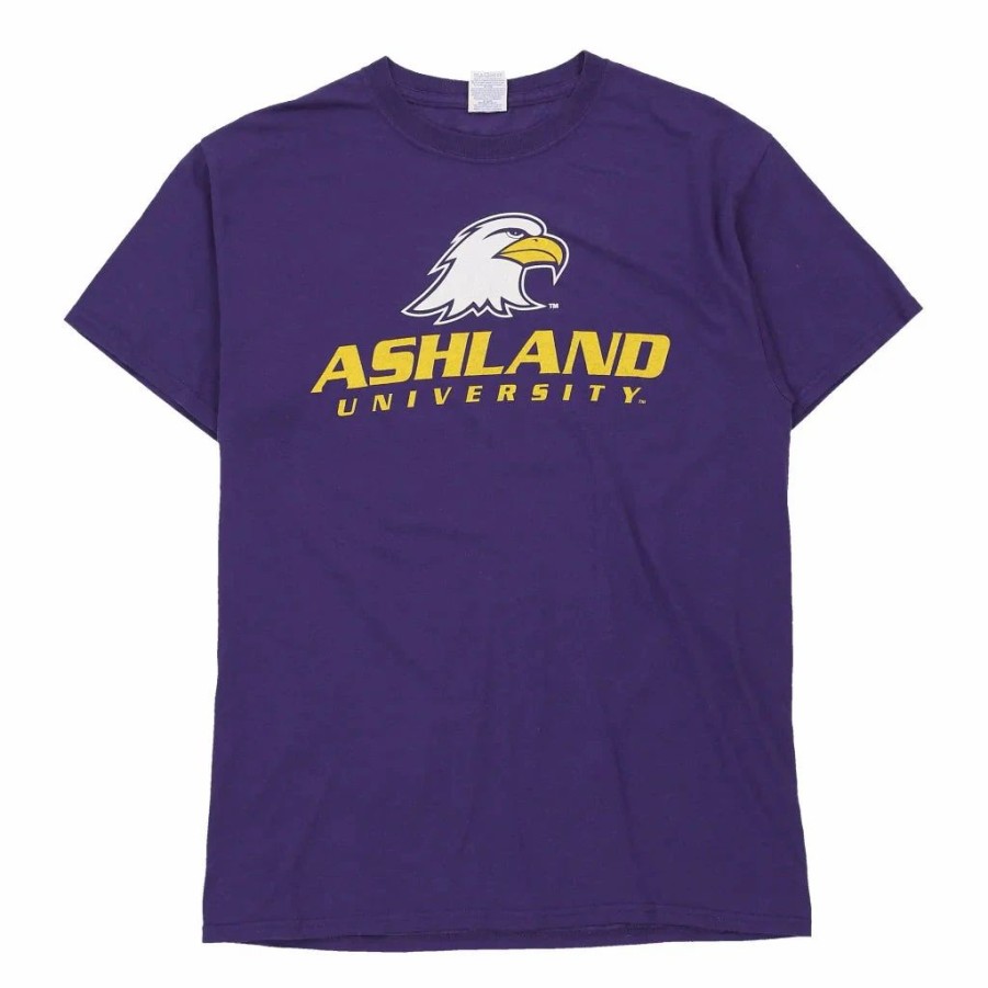 Vintage T-Shirts * | Vintage Ashland University Jerzees T-Shirt Medium Purple Cotton