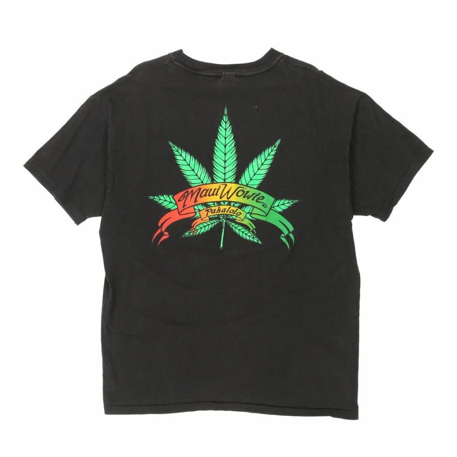 Vintage T-Shirts * | Vintage Maui Wowie Hanes T-Shirt Xl Black Cotton