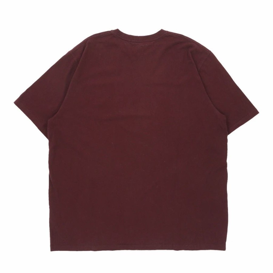 Vintage T-Shirts * | Vintage Carhartt T-Shirt 2Xl Burgundy Cotton