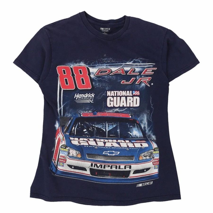 Vintage T-Shirts * | Vintage Dale Jr #88 Nascar T-Shirt Medium Navy Cotton