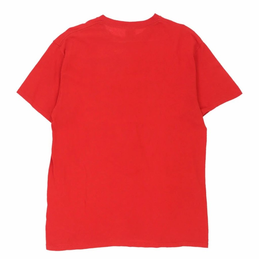 Vintage T-Shirts * | Vintage Delta T-Shirt Large Red Cotton