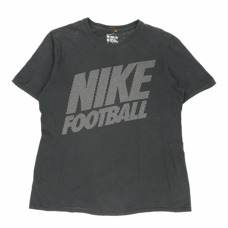 Vintage T-Shirts * | Vintage Nike T-Shirt Medium Black Cotton