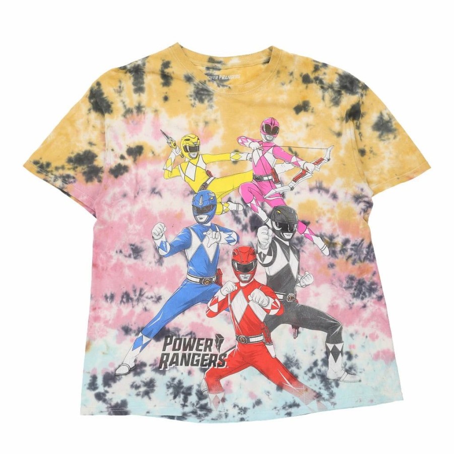 Vintage T-Shirts * | Vintage Power Rangers Unbranded T-Shirt Xl Multicoloured Cotton