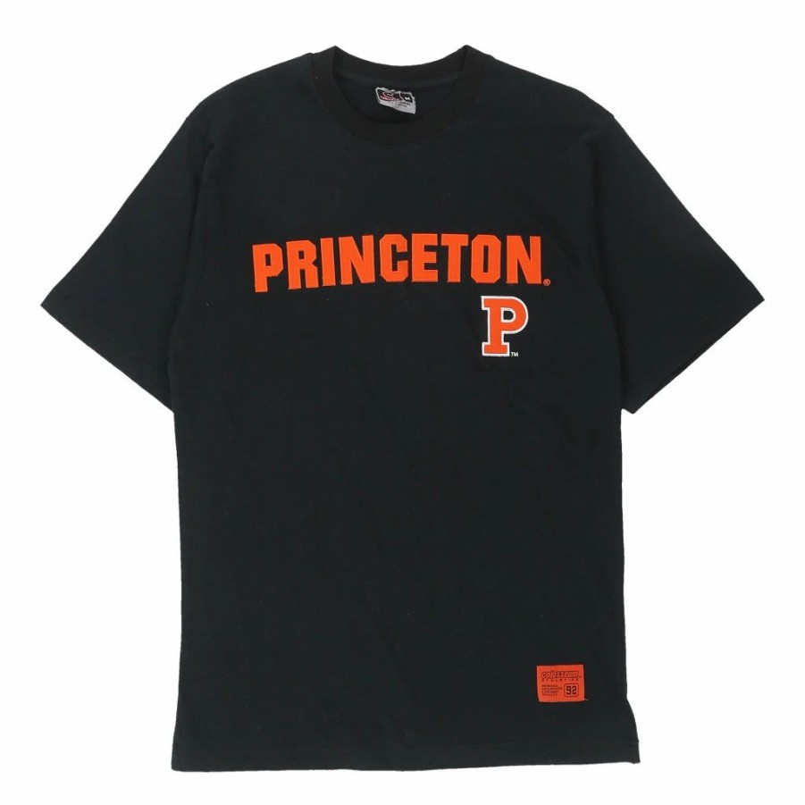 Vintage T-Shirts * | Vintage Princeton Colosseum T-Shirt Medium Black Cotton