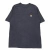 Vintage T-Shirts * | Vintage Carhartt T-Shirt 2Xl Blue Cotton