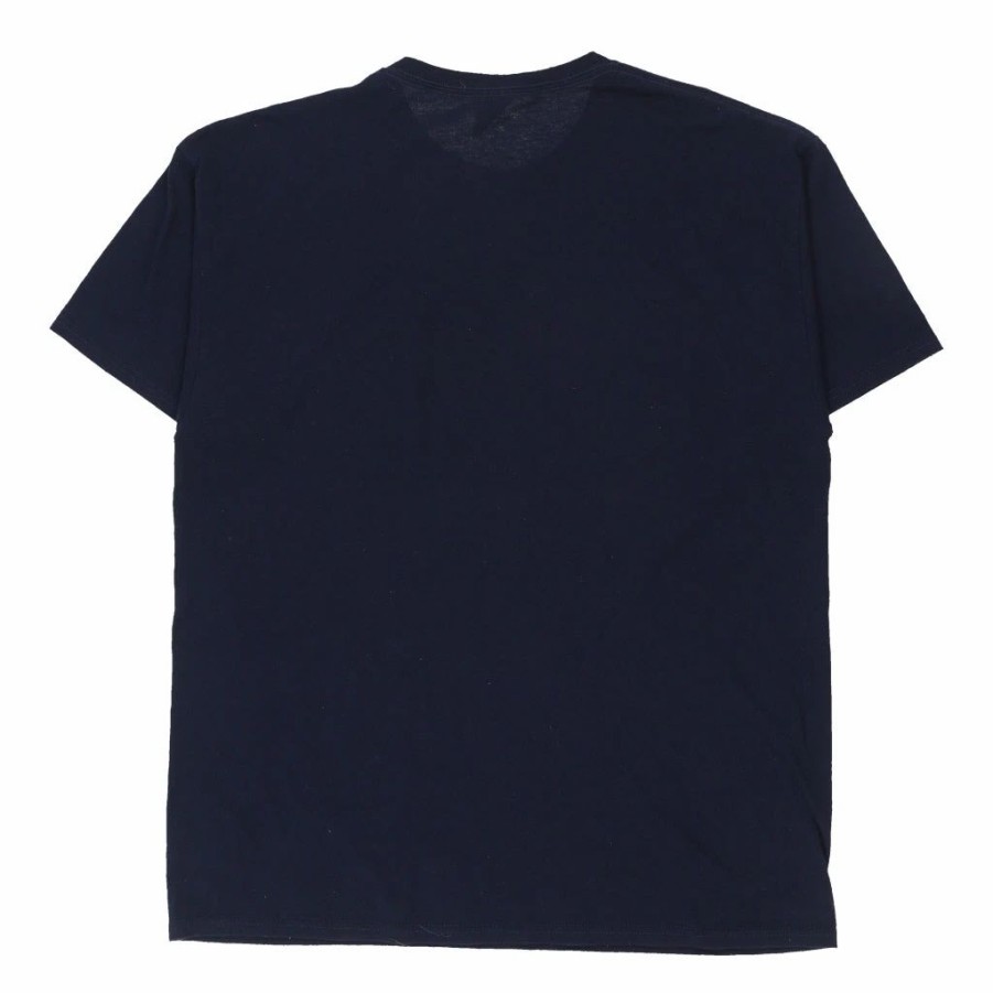 Vintage T-Shirts * | Vintage Bu Jerzees T-Shirt Xl Navy Cotton