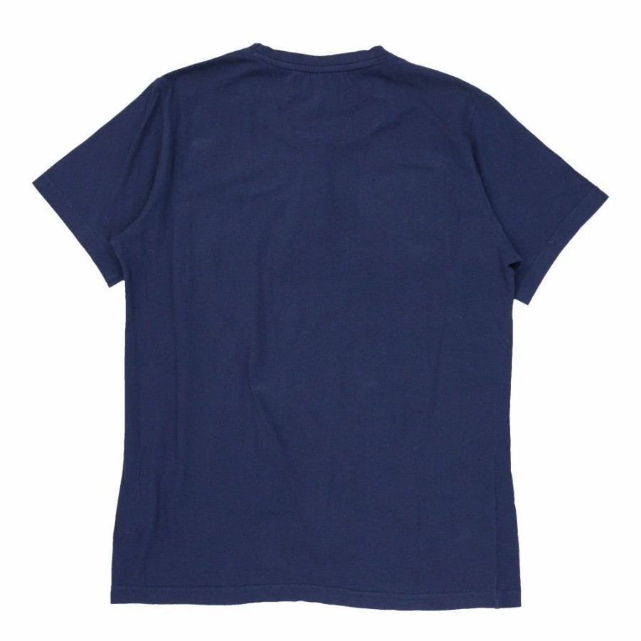 Vintage T-Shirts * | Vintage Kappa T-Shirt Large Blue Cotton