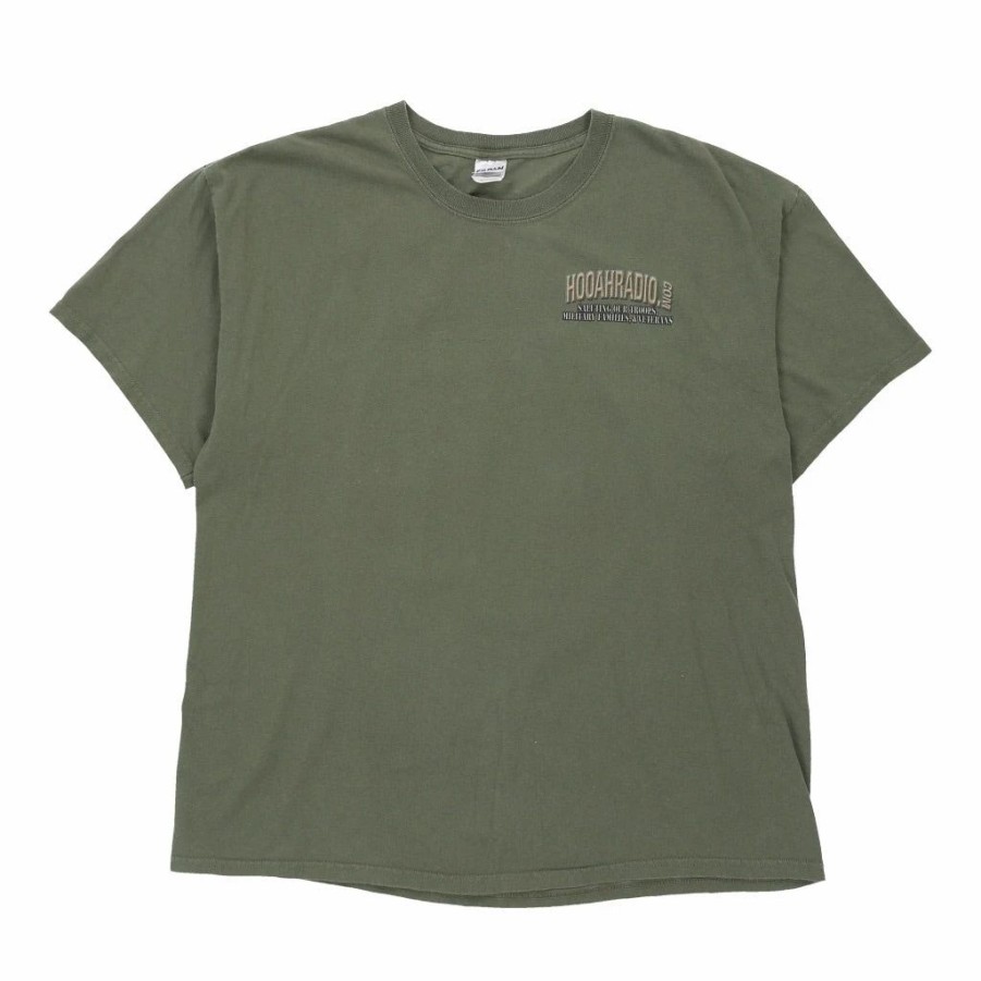 Vintage T-Shirts * | Vintage Gildan T-Shirt Xl Green Cotton