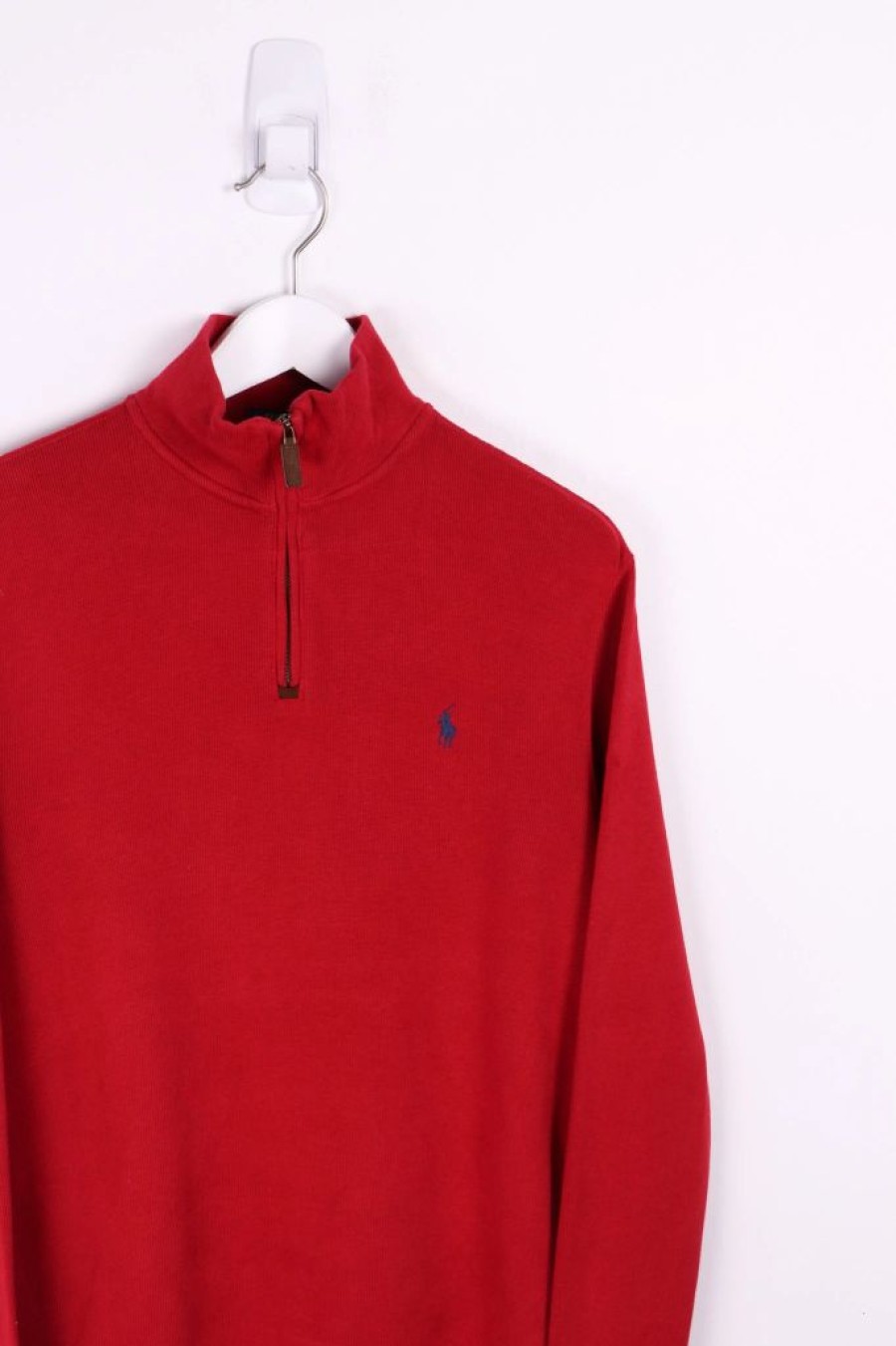 1/4 Zip Sweaters * | Restated Vintage Vintage Ralph Lauren 1/4 Zip Sweater Medium