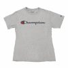 Vintage T-Shirts * | Vintage Champion T-Shirt Small Grey Cotton