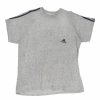 Vintage T-Shirts * | Vintage Adidas T-Shirt Small Grey Cotton