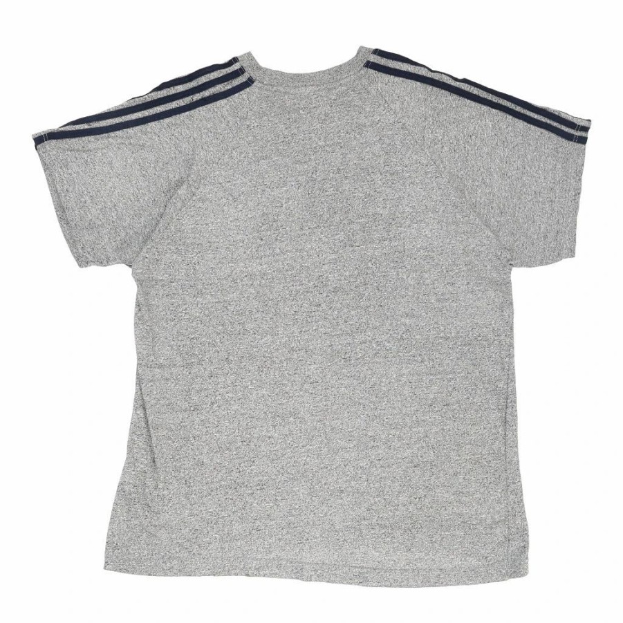 Vintage T-Shirts * | Vintage Adidas T-Shirt Small Grey Cotton