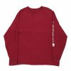 Vintage T-Shirts * | Vintage Carhartt Long Sleeve T-Shirt 2Xl Red Cotton