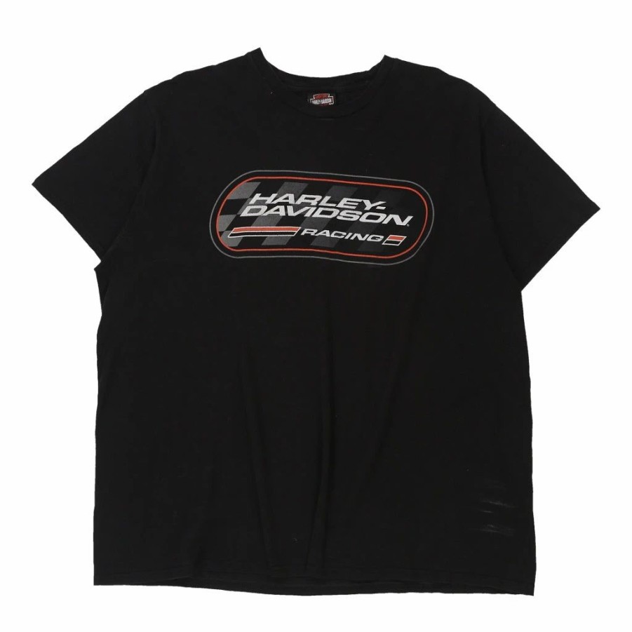 Vintage T-Shirts * | Vintage N. Canton, Ohio Harley Davidson T-Shirt 2Xl Black Cotton