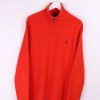 1/4 Zip Sweaters * | Restated Vintage Vintage Ralph Lauren 1/4 Zip Sweater Large